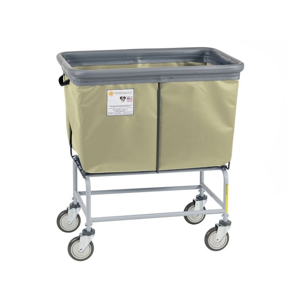 Elevated Basket Truck, Vinyl, Bumper, 6 Bushel, Beige
